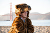 Faux Fur grizzly bear coat by Griz Coat